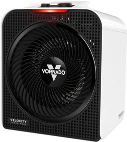 img 4 attached to 🔥 White Vornado Velocity 3 Space Heater | 3 Heat Settings, Adjustable Thermostat, Advanced Safety Features