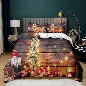 img 3 attached to Christmas Bedding Printed Comforter Microfiber