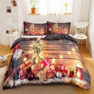 christmas bedding printed comforter microfiber logo