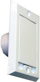 img 2 attached to 🚪 Convenient 6 Pack of HAYDEN White Square Door Central Vacuum Wall Inlets with Vac Hose Outlet - 1700-01