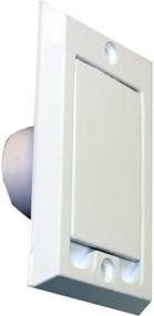 img 4 attached to 🚪 Convenient 6 Pack of HAYDEN White Square Door Central Vacuum Wall Inlets with Vac Hose Outlet - 1700-01