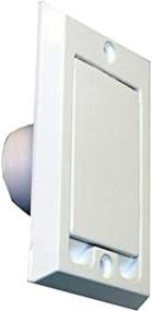 img 1 attached to 🚪 Convenient 6 Pack of HAYDEN White Square Door Central Vacuum Wall Inlets with Vac Hose Outlet - 1700-01