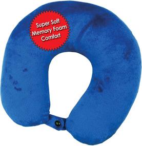 img 4 attached to 🌙 My Perfect Nights Premium Travel Pillow (Blue): Say Goodbye to Neck Pain with Super Soft Memory Foam and Easy Washing