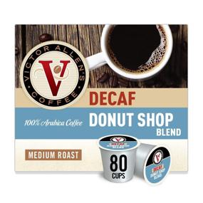 img 4 attached to 80 донат-шоп K-Cup Victor Allen Decaf: премиум одноразовые кофейные чашки