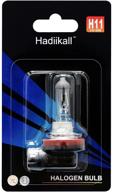 🔦 лампы головного света hadiikall h11: высокая производительность 1 шт - светлее, 12v 55w - лампы для дальнего и ближнего света, а также противотуманные лампы замены. логотип