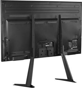 img 2 attached to 📺 Mount-It! Universal Tabletop TV Stand with Tilt and Height Adjustment - Fits Most 32-70 inch Flat Screen TVs - VESA up to 800x400mm - Holds up to 110 lbs