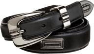 stylish and sleek: alexander julian tapered concho black men's accessories for a polished look logo