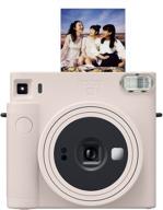 фотоаппарат fujifilm instax square sq1 - мгновенной печати (белый мел) (16670522) логотип