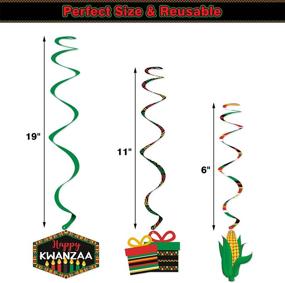 img 2 attached to Kwanzaa Decorations Streamers Celebration Supplies