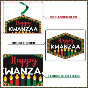 img 1 attached to Kwanzaa Decorations Streamers Celebration Supplies
