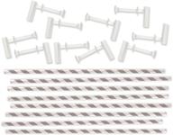 🎨 we r memory keepers punch board & punch-pinwheel straws - gray (10 piece) for enhanced seo logo