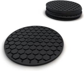 img 2 attached to Black Coasters Drinks Absorbent Set