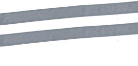 img 2 attached to 🧵 YYCRAFT 3/8 Inch 10mm Bra Strap Elastic Band Trim Elastic Ribbon Craft Sewing(20 Yards,Grey): High-quality Support for All Your Sewing Projects