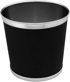 img 1 attached to 5 Gallon Black Leather Stylish Basket