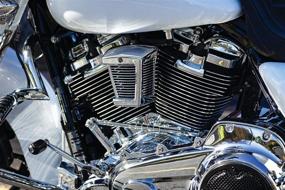 img 3 attached to 🏍️ Chrome Hypercharger ES Horn Cover for Harley-Davidson Softail: Kuryakyn 7496 Motorcycle Accent Accessory (1995-2019)