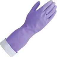 medium heat resisting soft cotton flock lining gloves with mr. clean 243311 loving hands and built-in freshness protection logo