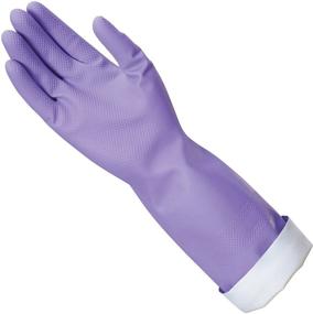 img 2 attached to Medium Heat Resisting Soft Cotton Flock Lining Gloves with Mr. Clean 243311 Loving Hands and Built-in Freshness Protection