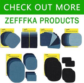 img 1 attached to ZEFFFKA Premium Quality Fabric Patches Sewing for Trim & Embellishments