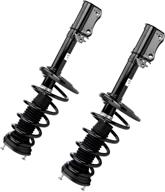 kax rear struts compatible with camry 2007-2011, avalon 2008-2012 | complete shocks absorber quick suspension struts with coil spring assembly (set of 2) | model: 172310 172309 saa009 logo