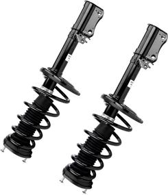 img 4 attached to KAX Rear Struts Compatible with Camry 2007-2011, Avalon 2008-2012 | Complete Shocks Absorber Quick Suspension Struts with Coil Spring Assembly (Set of 2) | Model: 172310 172309 SAA009