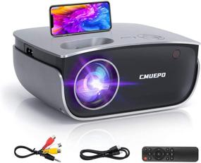 img 4 attached to 🎥 5500 Lumen Portable Mini Movie Projector - 1080P Supported, Android/iOS/HDMI/USB/VGA/Fire TV Compatible