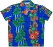 🌺 hawaiian shirts for boys - floral print beach aloha party, camp holiday casual wear logo