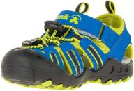 👟 premium quality kamik boys crab strong blue boys' shoes: durable & stylish footwear for active boys logo