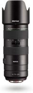 📸 hd pentax-d fa 70-210mm f4ed sdm wr: professional telephoto zoom lens with constant f/4 aperture, weather-resistance, and close focusing capability logo