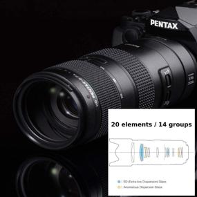 img 1 attached to 📸 HD PENTAX-D FA 70-210mm F4ED SDM WR: Professional Telephoto Zoom Lens with Constant f/4 Aperture, Weather-Resistance, and Close Focusing Capability