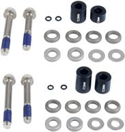 🔩 enhance brake performance with avid post spacer set stainless caliper mounting bolts (cps and standard) logo