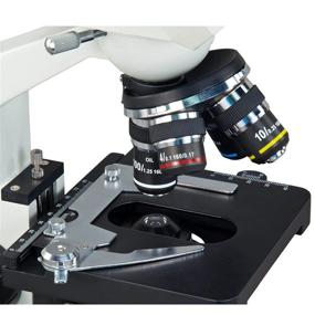 img 1 attached to OMAX MD82ES10 40X-2000X Digital LED Compound Microscope with Integrated 1.3MP Camera and Dual Layer Mechanical Stage, Windows and Mac Compatible