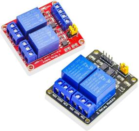img 1 attached to LGDehome 4PCS 5V Relay Module 2 Channel for ARM/PIC/AVR/MCU Opto-Isolated Relay Board with High/Low Level Trigger