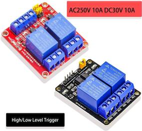 img 2 attached to LGDehome 4PCS 5V Relay Module 2 Channel for ARM/PIC/AVR/MCU Opto-Isolated Relay Board with High/Low Level Trigger
