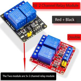 img 3 attached to LGDehome 4PCS 5V Relay Module 2 Channel for ARM/PIC/AVR/MCU Opto-Isolated Relay Board with High/Low Level Trigger
