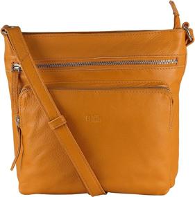 img 4 attached to 👜 Genuine Leather Crossbody Bags: Fashionable Women's Handbags & Wallets