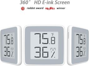 img 3 attached to High Accuracy Digital Hygrometer: Homidy Indoor Thermometer 🌡️ with 360°HD E-Ink Display and Industrial Grade Humidity Gauge