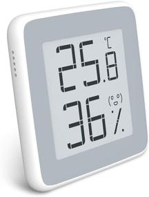 img 4 attached to High Accuracy Digital Hygrometer: Homidy Indoor Thermometer 🌡️ with 360°HD E-Ink Display and Industrial Grade Humidity Gauge