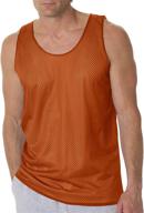 stay cool and stylish with badger b8529 adult mesh reversible tank логотип