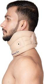 img 3 attached to Wonder Care- Adjustable Soft Cervical Collar: Neck Brace for Pain Relief, Stabilizes Vertebrae, Supports Men & Women