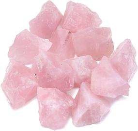 img 4 attached to 🌹 Buy Top Plaza Bulk Rose Quartz Healing Crystals Rough Stones - Large 1&#34; Natural Raw Stones Crystal for Reiki Healing, Wicca, Witchcraft + More - 0.5lb