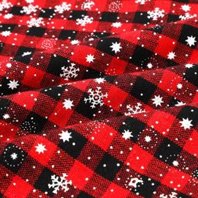 img 1 attached to QKURT 2 PCS Christmas Dog Bandana: Festive Classic Plaid Snowflake Pet Scarf for Dogs and Cats