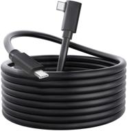 🔌 16ft yoobao usb c to c cable usb 3.2 for oculus quest link - high-speed data transfer & fast charging - compatible with oculus quest vr headset and oculus quest 2 - black logo