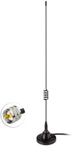 img 3 attached to 🚤 Bingfu Boat Marine VHF Radio Vehicle Ham Mobile Radio Antenna with Magnetic Base PL259 Male for Garmin Uniden Cobra ICOM Standard Horizon Eclipse Marine Two Way Radio - VHF UHF 136-174MHz 400-520MHz