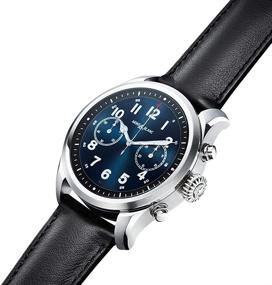 img 2 attached to Montblanc Summit Smartwatch Stainless Leather