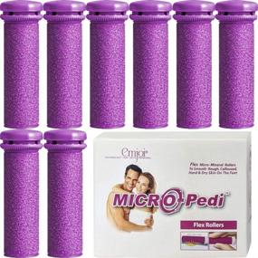 img 3 attached to 👣 Emjoi Micro-Pedi Refill Rollers (Pack of 8, Extra Coarse): Achieve Salon-Quality Pedicures at Home!