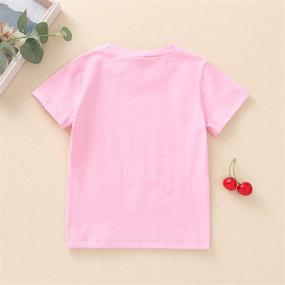 img 3 attached to 👶 Adorable Little Baby Girls Clothes: Big Sister Print T Shirt Tops - Perfect Gift Idea!