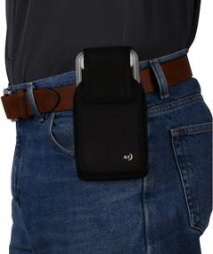 img 1 attached to 📱 Nite Ize Clip Case Hardshell Phone Holster - Ultimate Protection In A Clippable Phone Holster - XX Large - Black, Model Number: HSH2L-01-R3