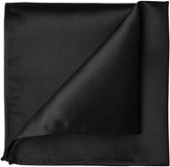complete your look with kissties scarlet pocket square handkerchief: elegant style addition logo
