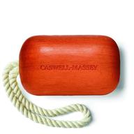 caswell-massey sandalwood soap on a rope - luxurious triple milled bath soap with iconic fragrance - 8 ounces logo