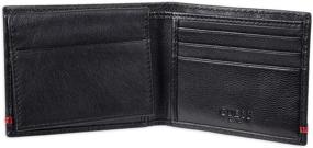 img 1 attached to 🏿 Black Men's Bifold Wallet in Genuine Guess Leather - Wallets, Card Cases & Money Organizers for Men